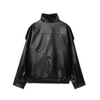 Modern Faux Leather Jacket