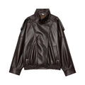 Modern Faux Leather Jacket