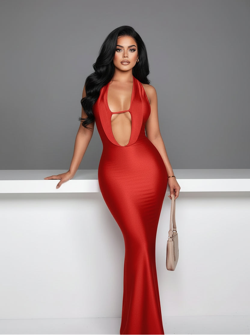 Classic Satin Mermaid Maxi