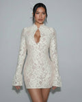 Elegant Lace Long Sleeve Dress