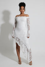 Modern Asymmetric Bodycon Maxi Dress